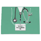 Creative Nurse Graduation Large Gift Bag Groot Cadeauzakje (Voorkant)