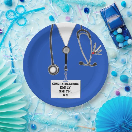 Creative Nurse Graduation Party Papieren Bordje (Feest)