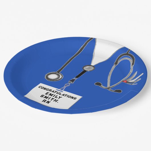 Creative Nurse Graduation Party Papieren Bordje (Gekanteld)
