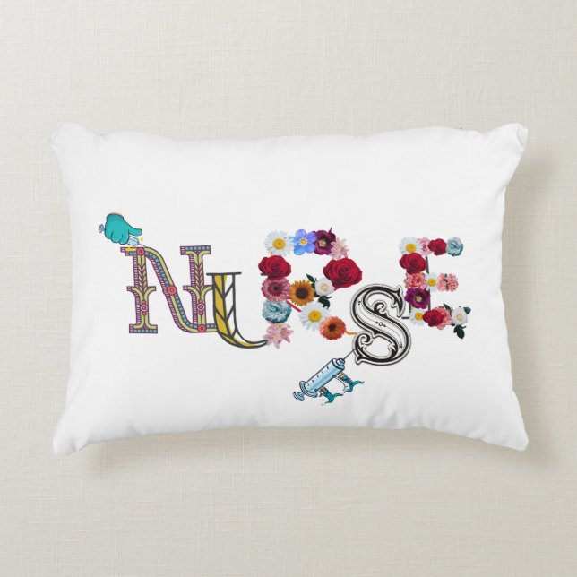 Creative Nurse-Sierkussen Accent Kussen (Voorkant)