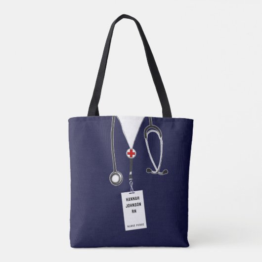 Creative Nurse Tote Bag (Achterkant)