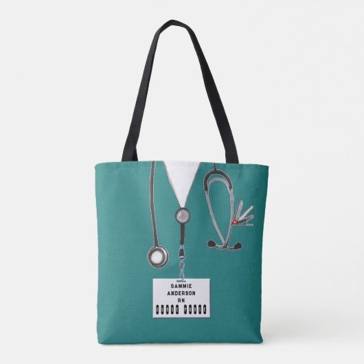 Creative Nurse Tote Bag (Achterkant)