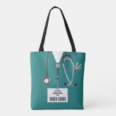 Creative Nurse Tote Bag (Achterkant)