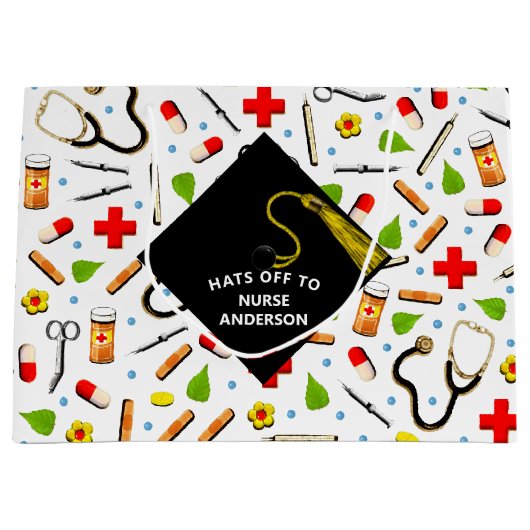 Creative Nursing School Afstudeerder Groot Cadeauzakje (Voorkant)