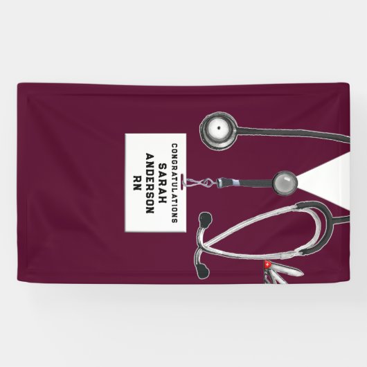 Creative Nursing School Afstuderen Spandoek (Horizontaal)