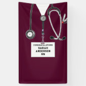 Creative Nursing School Afstuderen Spandoek (Verticaal)