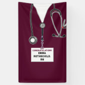 Creative Nursing School Afstuderen Spandoek (Verticaal)