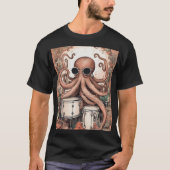 Creative Octopus T-shirt Design (Voorkant)