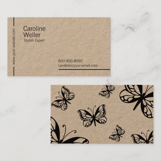 Creative Old Visitekaartje (Voorkant / Achterkant)