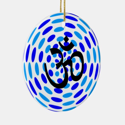 Creative Om - kerstversiering Keramisch Ornament (Rechts)