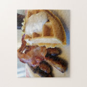 Creative ontbijt bacon waffle puzzel (Verticaal)