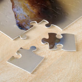 Creative ontbijt bacon waffle puzzel legpuzzel (Zijkant)