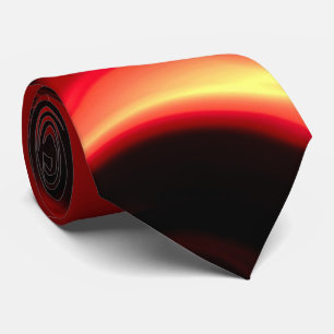 Creative Original Stijlvol Rood Zwart Abstract Stropdas