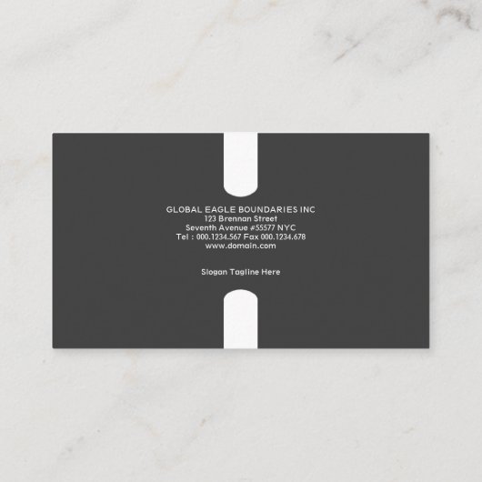 Creative Oversize Buttonnen Business Development M Visitekaartje (Achterkant)