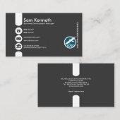 Creative Oversize Buttonnen Business Development M Visitekaartje (Voorkant / Achterkant)