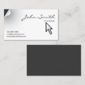 Creative Page Curl Film Editor Visitekaartje (Voorkant / Achterkant)