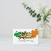 Creative Paint Spletters Home Remodelling Visitekaartje (Staand voorkant)