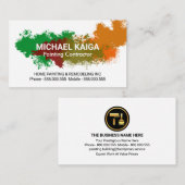 Creative Paint Spletters Home Remodelling Visitekaartje (Voorkant / Achterkant)