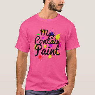 Creative Painter Artist kan verfschets bevatten T-shirt