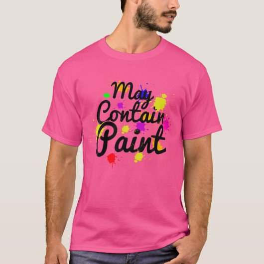 Creative Painter Artist kan verfschets bevatten T-shirt (Voorkant)
