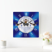 Creative Pastor Appreciation Gifts, Bedankt Vierkante Klok (Huis)