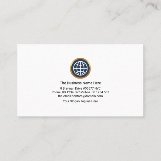 Creative Patchwork Artwork CEO Founder Visitekaartje (Achterkant)