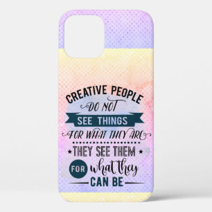 Creative People citeert Word Art Case-Mate iPhone Case