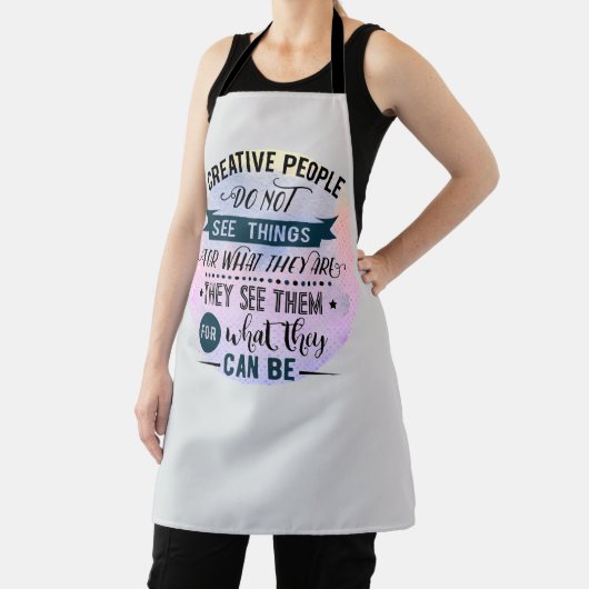 Creative People citeert Word Art Schort (Insitu)