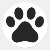 Creative Pet Paw Round Stickers Designed for Daily (Voorkant)