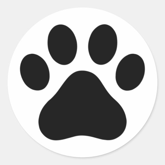 Creative Pet Paw Round Stickers Designed for Daily (Voorkant)