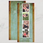 Creative Photo Booth Save the Date (Blue & Brown) (Voorkant / Achterkant)