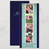 Creative Photo Booth Save the Date (Sky Blue) (Voorkant / Achterkant)