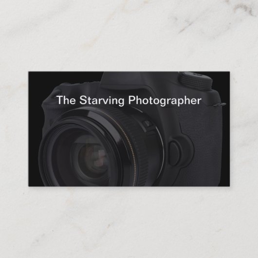 Creative Photographer Visitekaartjes Sjabloon (Voorkant)