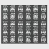 Creative Pianist Witty Piano Musician Music Lover Cadeaupapier (Vlak)