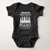 Creative Pianist Witty Piano Musician Music Lover Romper (Voorkant)