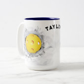 Creative Pickleball Collectible Coffee Mok (Voorkant links)