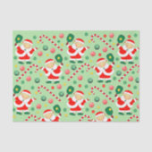 Creative Pickleball-kerstfeestdag Tissuepapier (Voorkant)