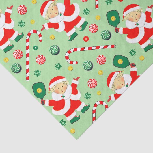 Creative Pickleball-kerstfeestdag Tissuepapier (Detail)