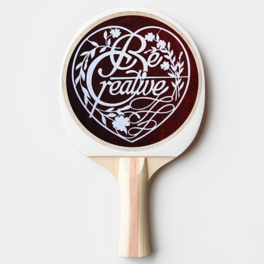 Creative Ping Pong Paddle Tafeltennisbatje (Voorkant)