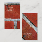 Creative Plain Green Botanic Trendy Consultant Visitekaartje (Voorkant / Achterkant)