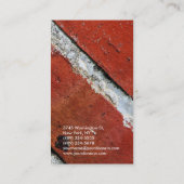 Creative Plain Green Botanic Trendy Consultant Visitekaartje (Achterkant)