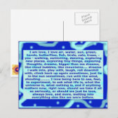 Creative Postcard 4a I am love, dreams, being here Briefkaart (Voorkant / Achterkant)