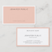 Creative Professional Clean Modern Plain Trendy Visitekaartje (Voorkant / Achterkant)
