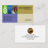 Creative Professional Landscaping Motif Visitekaartje (Voorkant / Achterkant)
