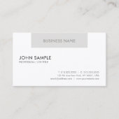 Creative Professional Modern Design Clean Plain Visitekaartje (Voorkant)