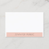 Creative Professional Modern Simple Design Trendy Visitekaartje (Voorkant)