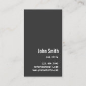 Creative Pug in Visitekaartje met zonnebrillen (Achterkant)