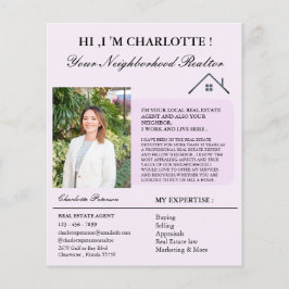 Creative Real Estate Introduction Marketing Flyer