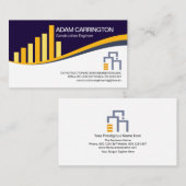 Creative Rebar Construction Building Engineer Visitekaartje (Voorkant / Achterkant)