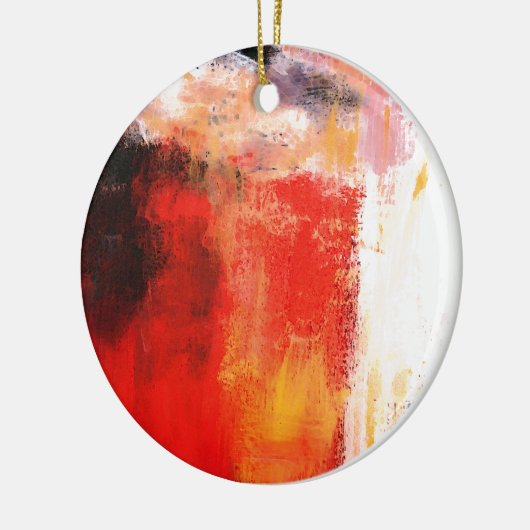 Creative Red Abstract Keramisch Ornament (Links)